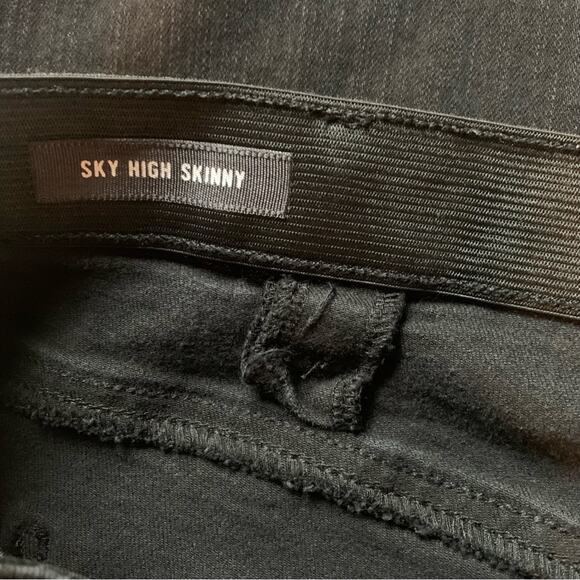 Torrid Premium Sky High Skinny Black Jeans TALL Size 24T - Picture 5 of 8